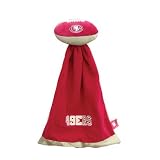 San Francisco 49er's Plush NFL Football with Attached Security Blanket