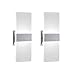 Modern Wall Sconce 12W, Set of 2 LED Wall Lamp Cool White, Acrylic Material Wall Mounted Wall Lights
