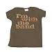 Boy's Brown Infant T-Shirt with I'm With the Band Design - 18 Months