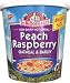 Peach & Raspberry with Organic Grains, 3.0 oz Big Cup, Package of 6