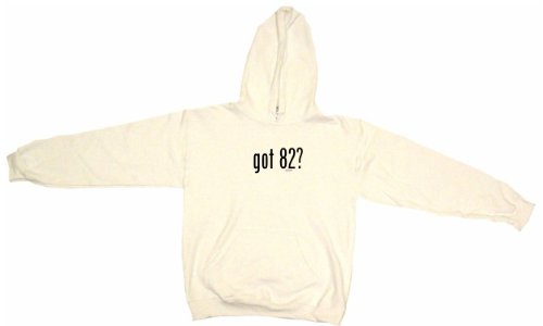 got 82? Men's Hoodie Sweat Shirt XL, White