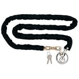 Diamond Plate Multi-Purpose Heavy-Duty Nylon Covered Chain With Circular Lock Security Keys