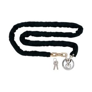 Diamond Plate Multi-Purpose Heavy-Duty Nylon Covered Chain With Circular Lock Security Keys