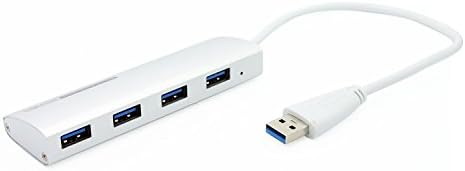 LB1 High Performance New USB 3.0 Hub for Toshiba Satellite C55-A5249 15.6" Notebook-Intel Celeron 1037U 1.80 GHz-Satin Trax-4 GB RAM-500 GB HDD-DVD-Writer-Intel Graphics Media Accelerator HD Graphics-Genuine Windows 8 64-bit-1366 x 768 Display-Bluetooth 4-Port Super Speed Compact USB 3.0 Hub with Built-in 1ft USB 3.0 Cable