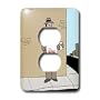 Rich Diesslins Miscellaneous Funny Cartoons - PayPal Donation - Light Switch Covers - 2 plug outlet cover
