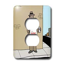 Londons Times Miscellaneous Funny Cartoons - PayPal Donation - Light Switch Covers - 2 plug outlet cover