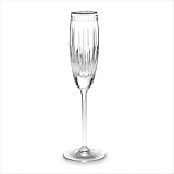 Vintage Jewel Platinum Crystal Champagne Flute [Set of 4]