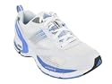 adidas Women's Adizero Tempaya Running Shoe,White/Neon Blu/Silv,10.5 M