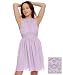 American Apparel Sleeveless Lace Chiffon Dress Large-purple