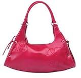 Rose Colored Purse with Floral Embroidery