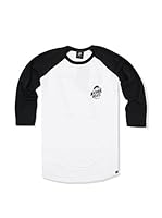 Seventy Seven Camiseta Manga Larga Natural Beats (Blanco / Negro)