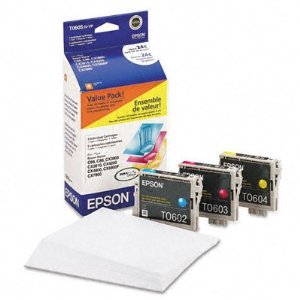 Epson 68 Series DURABrite High Capacity Color Multipack (T068520)