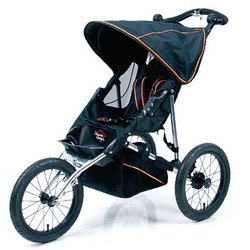 TroubleMaker Stroller - Black Orange