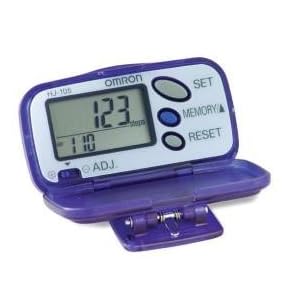 HJ-105 Digital Pedometer - Color: Translucent Blue