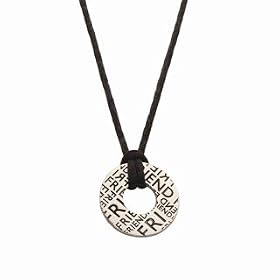 Friend Wallpaper Disc Necklace