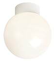 ENOS 100 - Glass Semi Flush Bathroom Light