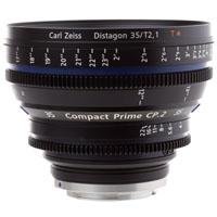 Zeiss Compact Prime CP.2 35mm f/2.1 T* (Feet) EF EOS Bayonet Mount Lens