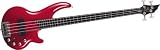 Cort Curbow 4-String Bass, Metallic Red
