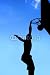 Wallmonkeys Peel and Stick Wall Decals - Silhouette of Basketball Player - Removable Graphic