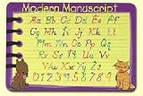 MODERN MANUSCRIPT LEARNING PLACEMAT by Painless Learning - B000H6H460