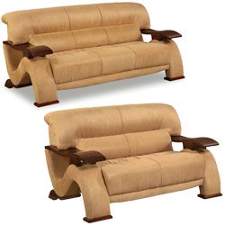 Dolcetto Sofa + Loveseat Microfiber