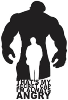 Bruce Banner - Hulk Silhouette - 2 - Vinyl Decal