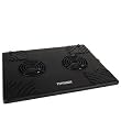 Typhoon Notebook Cooler Pad w/2 Built-in 80mm Fans (Black)
