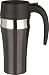 Trudeau Serius 16-Ounce Travel Mug, Titanium