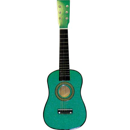 23 Inch Kid's Acoustic Toy Guitar Set Pearlescent Green