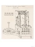 Arkwright's Spinning Machine the First Machine to Enable Spinning to be Done by Machine Art Giclee Poster Print, 18x24