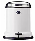 Vipp 13 - 1 Gal Wastebin - White - 10 x 8