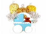 New Arrival - Baby Boy Gift Basket - Basic - Gourmet Popcorn Creation by America's Favorite Gourmet Popcorn Company - Cornzapoppin