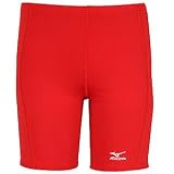  : Mizuno Women's Solid Compression Short G3 (Red, X-Large)