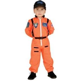 Astronaut Jumpsuit Child Halloween Costume Size 4-6 Small (B633)