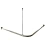 Corner Shower Rod, track style, 67"x35" alt. 62"x39"