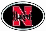 Nebraska Huskers Color Auto Emblem