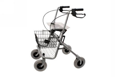 Rollator Komfort in silber KALFF