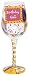 Lolita "Love My Wine" Birthday Girl Wine Glass