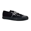 Black Canvas High Top Sneakers MENS SIZING Gothic Shoes Bullets Military