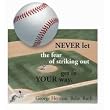 Baseball Die-Cut Wit & Wisdom Magnet