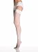 Apparel : Bow Sheer Lace Top Thigh High Stockings