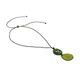 Tagua Nut Green Pendant-2-Piece Tagua Good in a Nutshell Pendant [2-Piece Tagua - Green]