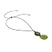 Tagua Nut Green Pendant-2-Piece Tagua 