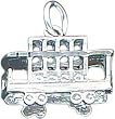 Sterling Silver Trolley Charm