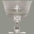 Individually Hand Etched Dragonfly Glass Compote 6 1/2"H, 6 3/4"D