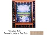 Wine Cellar Innovations Natural Red Oak Tabletop below Glass Rack 1x27x14-in.