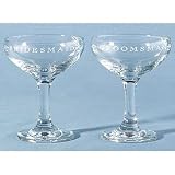 Bridesmaid/groomsman Champ Glasses