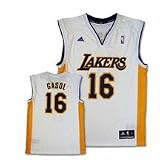 Adidas Los Angeles Lakers Pau Gasol Revolution 30 Replica Alternate Jersey Large