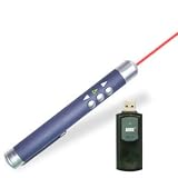 Wireless Remote Control Presentation Laser Pointer with Usb Stick Type Signal Receiver