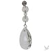 Dress My Cupcake 1.5 Clear Faceted Classic Magnetic Hanging Crystal, Set of 6 - Wedding Decorations, Centerpieces, Elegant Party Supplies